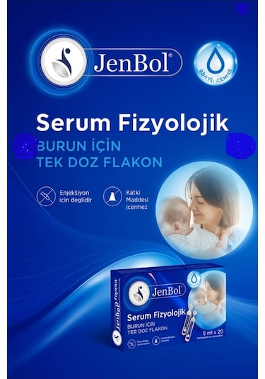 Jenbol Fizyolojik Serum 5 Ml X 20 Flakon