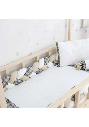 Bibaby Ekose Montessori Uyku Seti 69121 Bej
