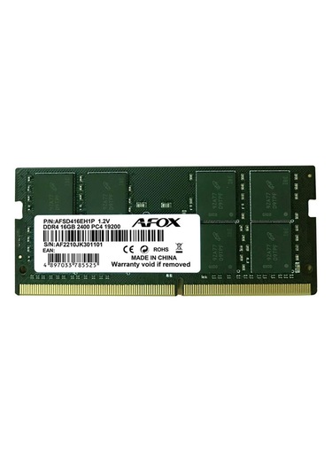 AFOX AFSD416EH1P DDR4 16GB 2400MHZ SODIMM Fiyatları ve Özellikleri