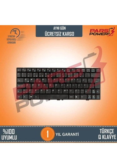 Medion Akoya E1228 Notebook Klavye (Siyah Tr)