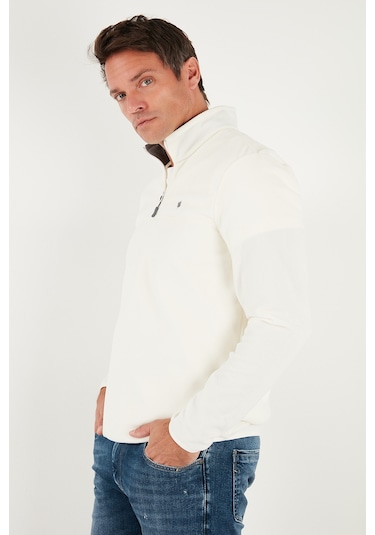 Buratti Slim Fit Anti-Pilling Tüylenme Yapmayan Bato Yaka Kışlık Şardonlu Erkek Polar 5906001 Ekru Buratti Slim Fit Anti-Pilling Tüylenme Yapmayan Bato Yaka Kışlık Şardonlu Erkek Polar 5906001 Ekru