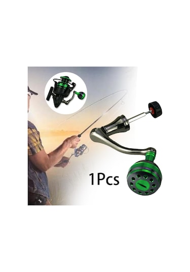 Suntek Olta Makarası Kolu Kavrama Yedek Parça Metal Yeşil-s