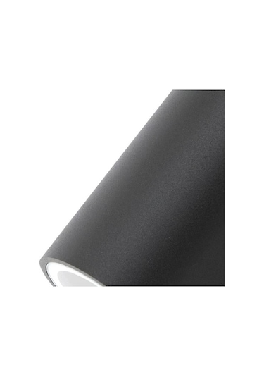 Çift Yönlü Dekoratif Duvar Aplik Ampuller Dahil Gün Işığı Antrasit