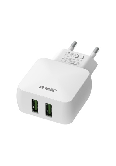 Jopus Universal Micro Jo-du01 Dualm 2in1 2,4 A Şarj Seti Beyaz