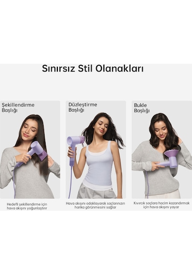 Laifen Se 2 Saç Kurutma Makinesi - Pastel Mor