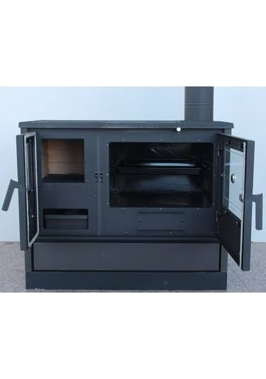 Hoşseven Ateş Tuğlalı Şömine Kuzine Fırınlı Uyuyan Kömür Soba