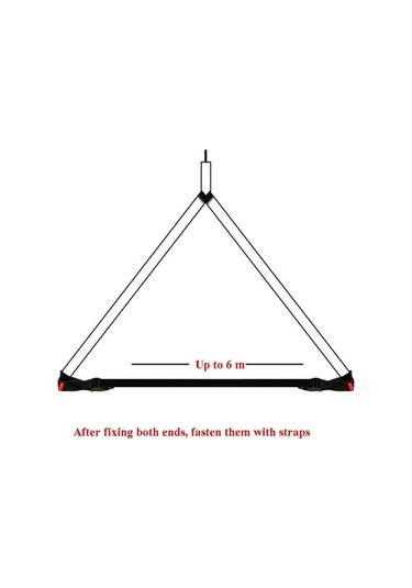 Cool Camp Cf-711 Piramit Çadır Direği Tutucu Çadır Aksesuarları Kanopi Direği Sabit Ayar Tokası Siyah