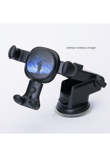 Joyhub Kablosuz Araç Şarj Cihazı, Vantuzlu Kontrol Paneli Teleskopik Braketi - Kablosuz Şarj Cihazı Olmadan Starry Sky Vantuzlu