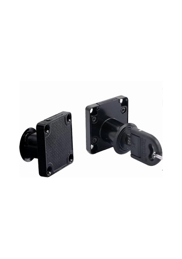 Mobilya İçin Yeni 2 Adet Çinko Alaşımlı Kam Kilidi Seti - Gümüş K