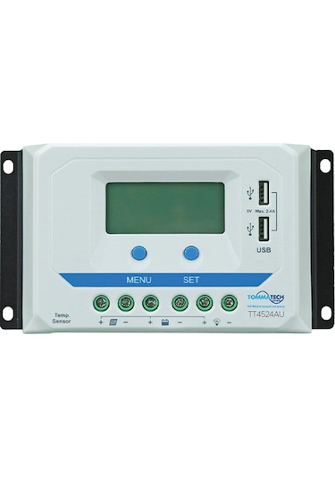 Tommatech 45A 12/24 2 USB PWM Şarj Kontrol Cihazı