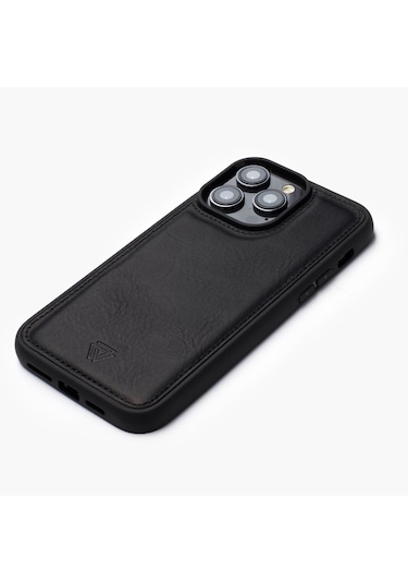 Back Cover Magsafe Case Apple Uyumlu iPhone 16 Pro Siyah