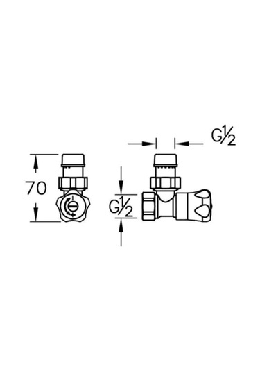 Vitra A43011 Artepan Radyatör Valfi, Krom