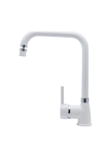 Kustar Varna Beyaz Kare Mutfak Eviye Bataryası