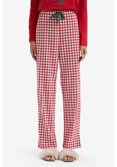 Defacto Yılbaşı Temalı Regular Fit Uzun Kollu Üst Uzun Alt-fall İn Love G0232ax25wnrd256 Kırmızı-rd256