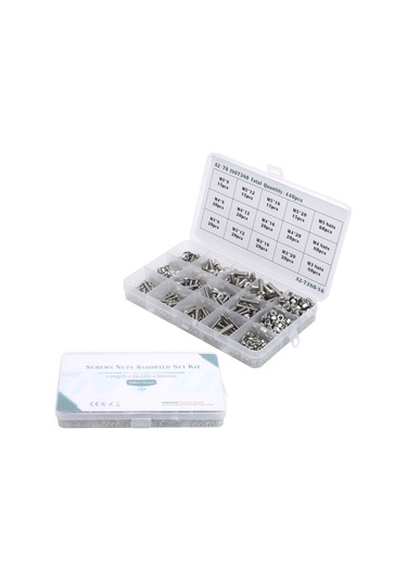 440 Adet M3-m5 Vida Somun Seti Kaiyi Standart