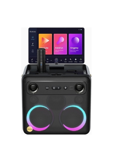 Ikarao X2 Akıllı Parti Hoparlörü, 600w, Ekranlı, Wi-fi, Mikrofonlu