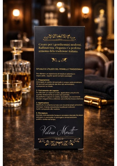 Valerio Moretti Premium Sakal Tıraş Fırçası