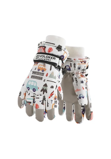 Suntek Çocuklar Kayak Eldivenleri Bisikleti Motosiklet Için S Çok Renkli