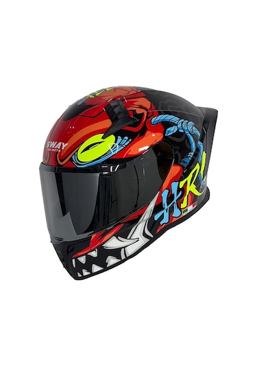 Kask Sway Sw 869 Hero Full Face Çok Renkli