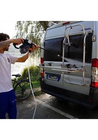 Worx WG633E 20V 4.0Ah Li-ion 56 Bar Kömürsüz Basınçlı Yıkama Tabancası + 2 Parça Yıkama Seti