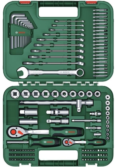 Bosch Gelişmiş Çok Amaçlı Montaj El Aleti Seti 132 Parça  - 1600A02Z9B