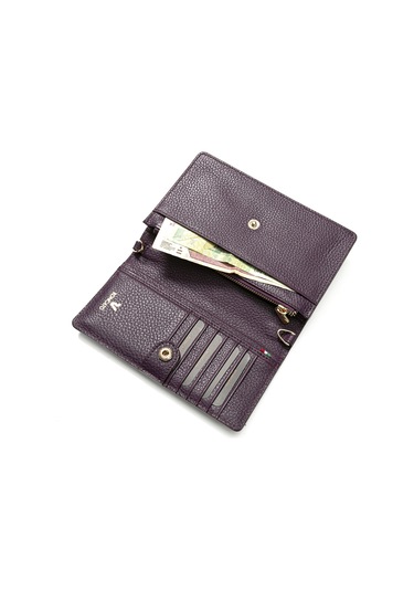 Purple Mürdüm Cüzdan & Kartlık Kadın Diğer 2812 Roncato Flother Skın Wallet Telephone Card Holder Purple Mürdüm