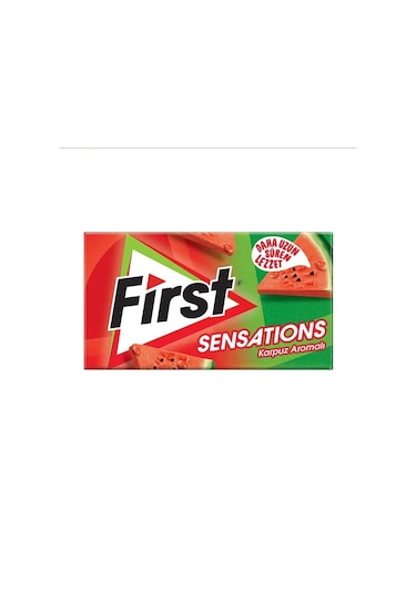 First Sensations Karpuz Aromalı Şekersiz Tatlandırıcılı Sakız 3'lü
