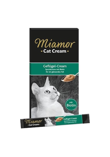 Miamor Geflügel Cream Tavuklu Yetişkin Kedi Ödülü 15 G