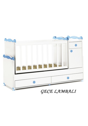 Patiko Sahra 970 2 Kapılı Bebek Odası Takımı Mavi