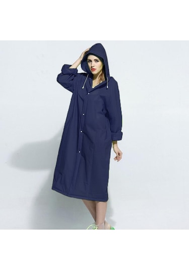 Marlux Eva Trend Unisex Siyah Yağmurlık