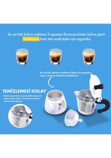 Any Morning Hes-6 Espresso Kahve Makinesi 240 Ml