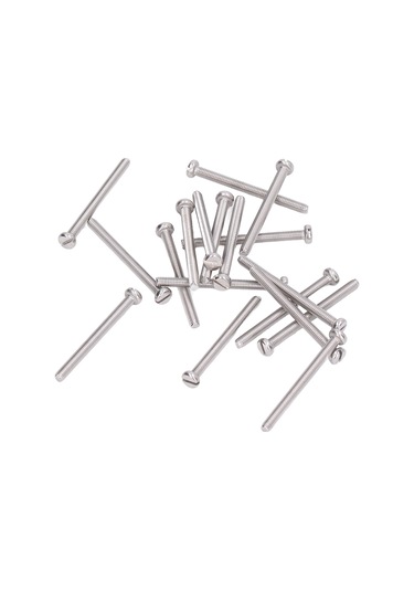 50 Adet M3x40 Yarık Baş Vida Kaiyi Standart