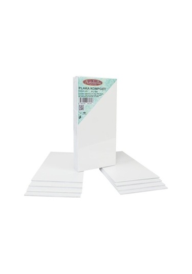 Kpt8S10X20 Artebella (Preslenmiş) Kompozit Plaka 10X20 Cm 8'Li Se