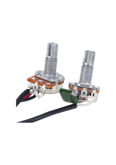 Hfambition Lp Elektro Gitar Tesisatı: 2 Ses 2 Ton 1 Jack, 3 Vites Anahtarı, Gürültü Azaltıcı Bakır Shaft Potentiometre