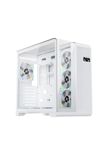 Ontech - 1st Player Rt7 Beyaz Dıgıtal 850w 80+ Gold Full Modüler 4x12cm Argb 3 Taraflı Temperli Cam