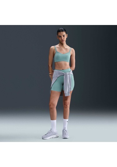 Zenvy Strappy Women's Light-support Padded Sports Bra Sprınt Sport Yeşil