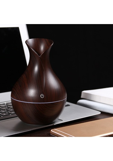 Hfambition Ev Tipi Sessiz Uzaktan Kumandalı Ahşap Desenli Aromaterapi Nemlendirici Cihazı