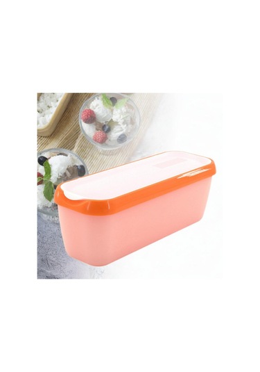 Suntek Buzdolabı Yoğurt Dondurma Kabı Turuncu 28 x 10 x 9.7 CM Turuncu