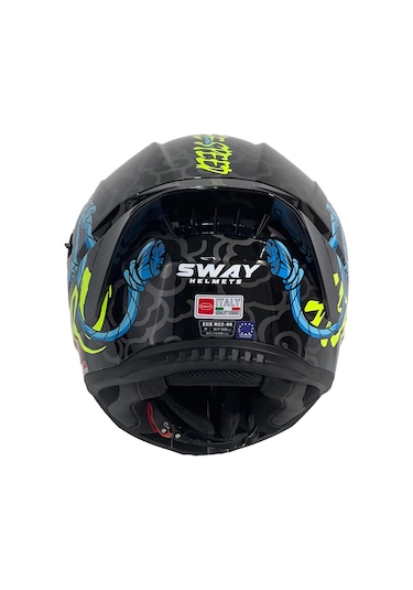 Kask Sway Sw 869 Hero Full Face Çok Renkli