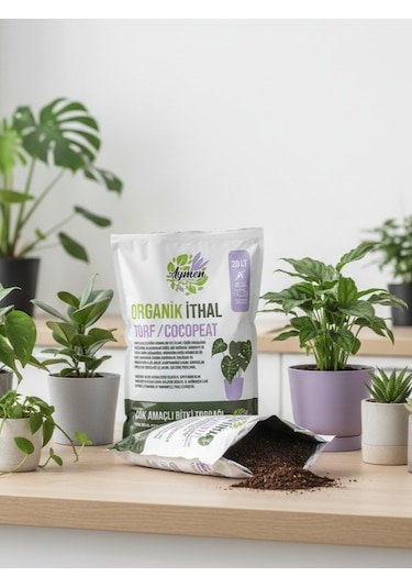 20 Litre Organik İthal Çok Amaçlı Bitki Toprağı - Çiçek, Sebze