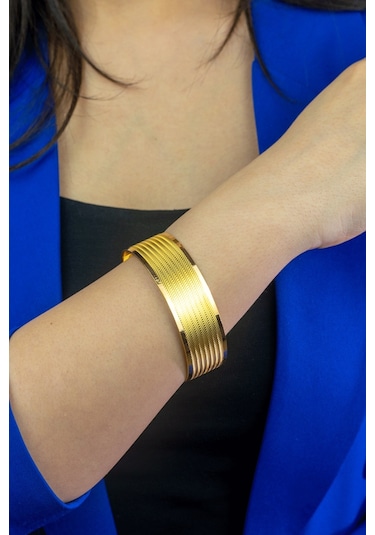 22 Ayar İşçiliksiz Trabzon Desen Bilezik 20 Gr