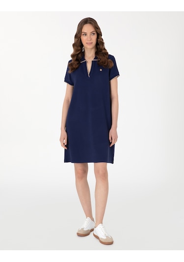 Pierre Cardin Kadın Lacivert Elbise Örme 50308462-vr033 Lacivert