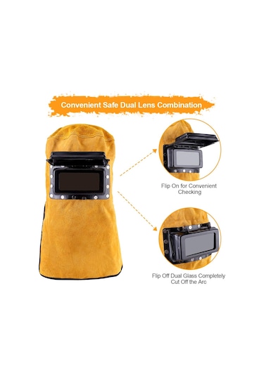 Kaynak Maskesi, Kaynak Maskesi Deri Kaynak Kaskı Koruyucu Maske