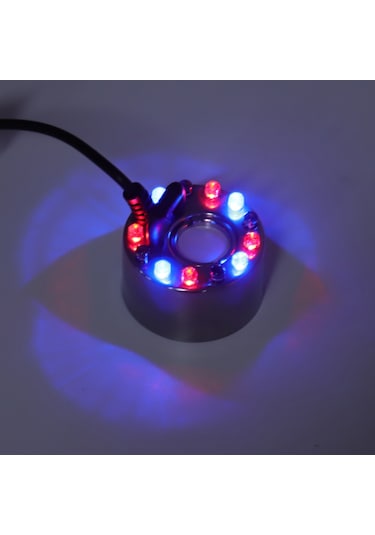 Hfambition Stainless Steel Ultrasonik Soğuk Buhar Oluşturucu - 12 Ledli, 110-240v, Havayı Nemlendirir/sojuturur - Akvaryum, Göl, Vazo İçin Uygun