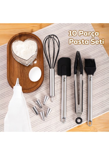 Perotti 15965 Cake 10 Parça Pasta Servis Seti