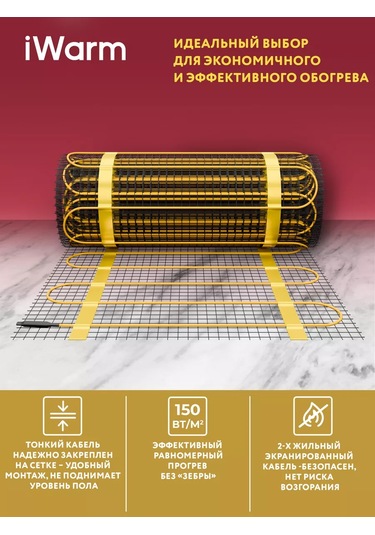Teploluks Sera Elektrikli Yerden Isıtma Sistemi İwarm 1,5 M² Fayans Altına Gömece 213870502