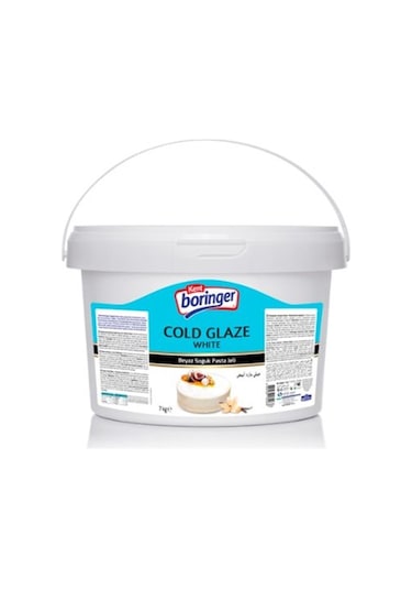 Kent Boringer Beyaz Vanilya Aromalı Soğuk Pasta Jeli 7 KG