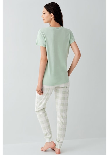 Arnetta Kadın Yeşil Pijama Takım Ar3576-s-v1 Yeşil