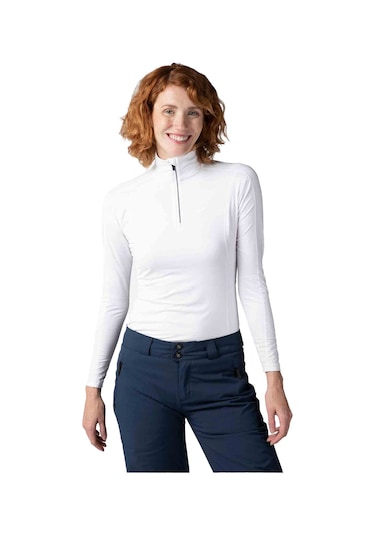Rossıgnol Rossignol Classique 1/2 Zip Kadın Beyaz Içlik Üst 901 Beyaz