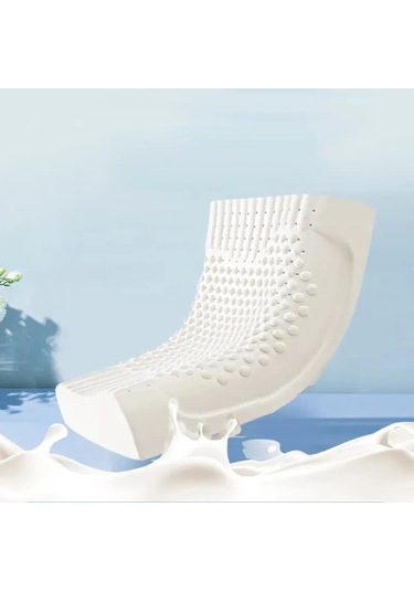 1pcs Lateks Yastık Tay Doğal Lateks Yastık Bellek Yetişkin Çok Renkli